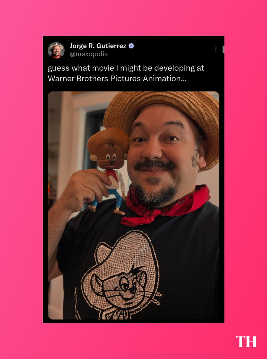 ToonHive's tweet image. ‘El Tigre’ and ‘The Book of Life’ creator Jorge R. Gutierrez teases a Speedy Gonzales film in development at Warner Bros. Pictures Animation.