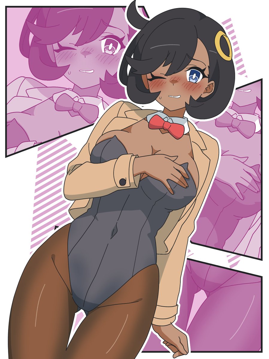 「これは流石に恥ずかしいね」
（いつもの恰好は恥ずかしくないんだな）
#ポケモンレジェンズZA #マチエール