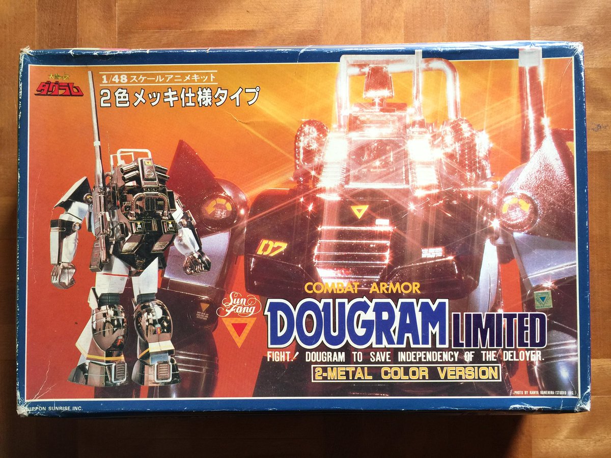 1日1プラモ 『タカラ1/48ダグラムリミテッド』です。1/48ヤクト