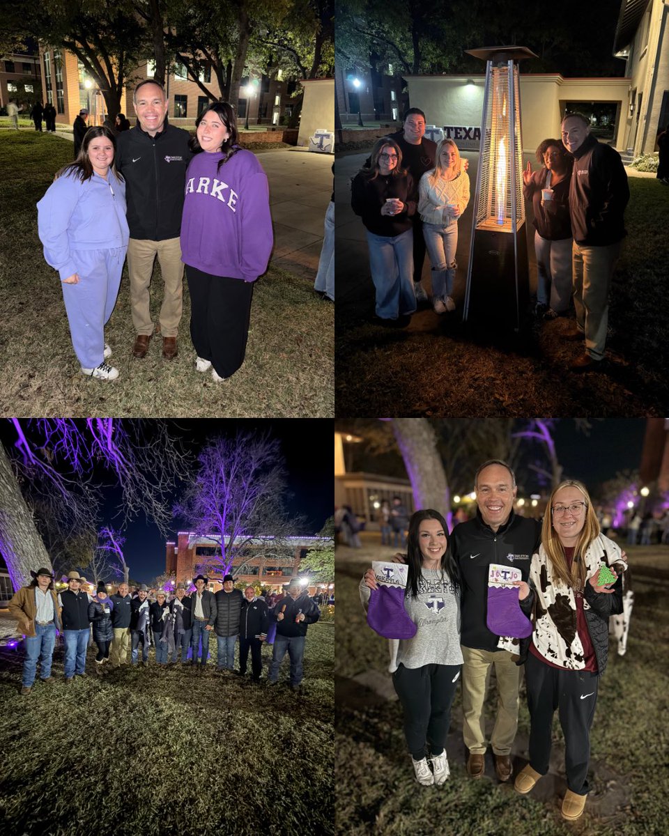 TarletonPrez's tweet image. Loved seeing so many @TarletonStudent gearing up for finals at the Late Night Study Break! You’re almost to the finish line; let&apos;s finish strong! 💜

#TarletonState #BleedPurple