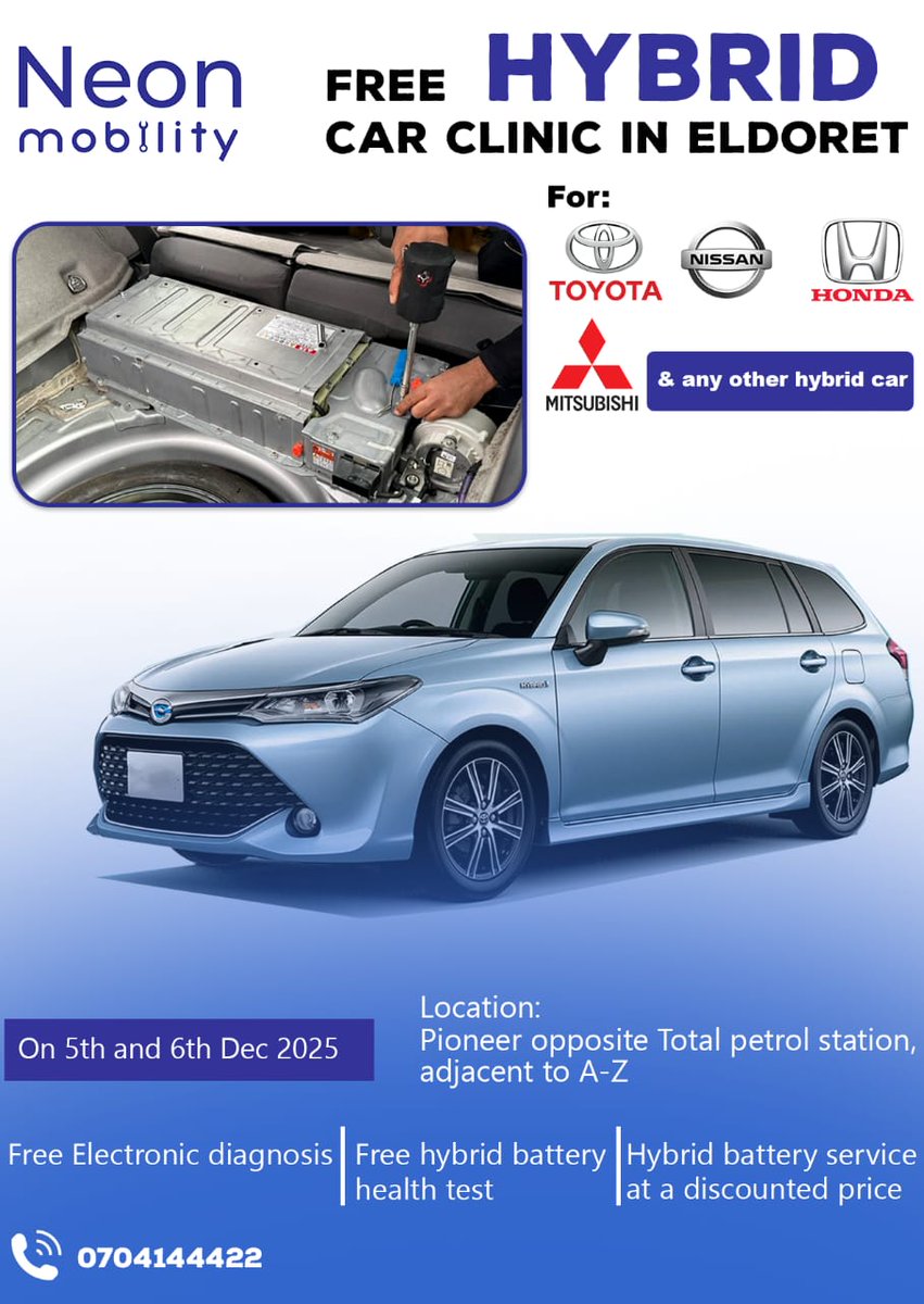 If you are in Eldoret and it's environs I will be there this weekend from 5th to 6th Dec for a Free hybrid clinic. Tell a friend to tell a friend.