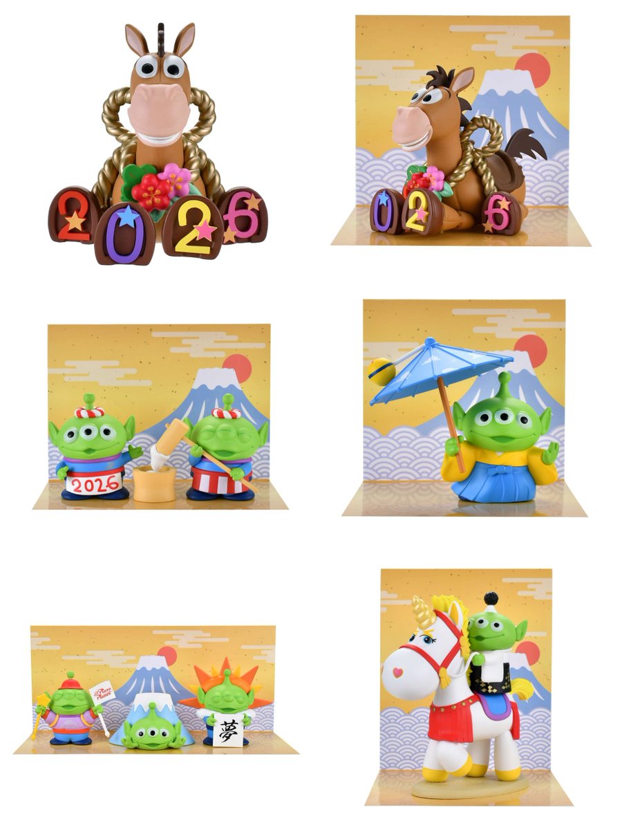 ディズニー トイストーリー ブルズアイ 置物 お正月 ━━━━━━━━━━━━ #ディズニーストア 「マスコット 2026