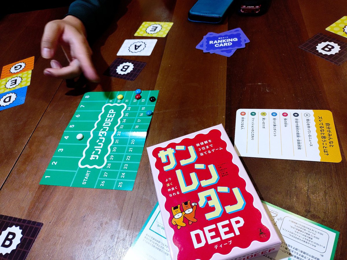 『サンレンタンDEEP』
親はお馬さん🏇
お題にそったあれやこれやの個人的ランキング上位3位まで秘密裏にきめる。
さぁ、ピッタリ当てられるかな？
夜通しできるコミュニケーションゲームのDEEP版✨
個人的にはこんくらいで丁度いい
なんならもっと深く潜りたい😌
なかよしこよしでどうぞ🥰