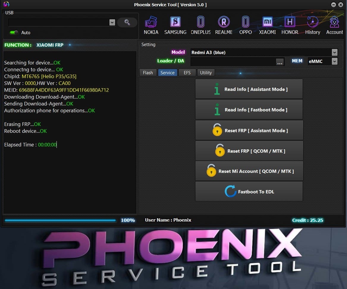 CrazyPerso79308's tweet image. Phoenix Service Tool V8.0.0

📥 go.cyberslinks.com/r.php?id=SsGxBB

✅ Tecno CM6 – Android 15
🔓 Trigger P7 Successfully Done

📌 Preloader / BROM Mode Supported

#PhoenixServiceTool #GSMTools #AndroidTools #FlashingTools #FRPReset