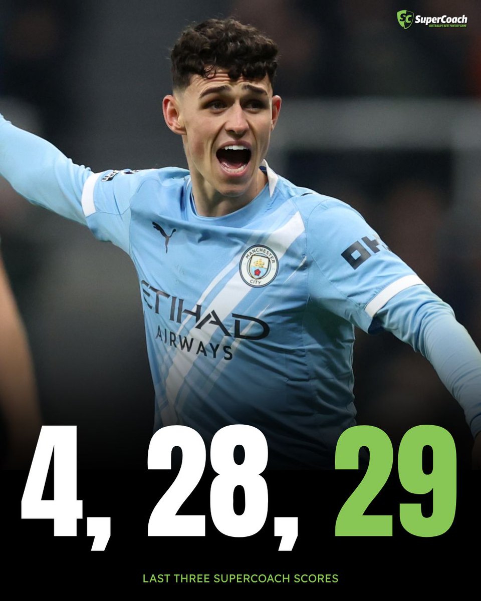 Who held Foden? 😤

#SuperCoach #EPL