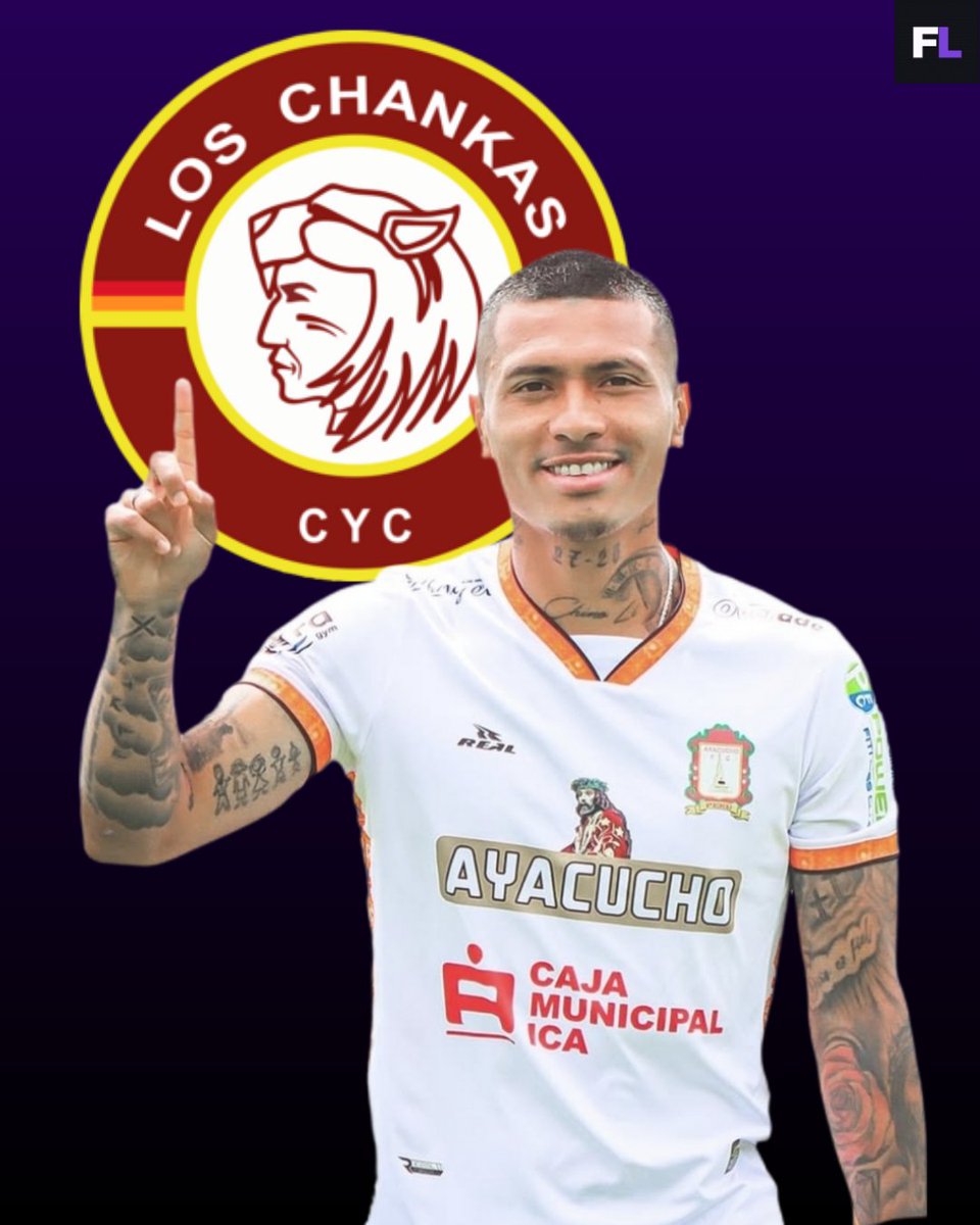 fralopez_99's tweet photo. Kenyi Barrios será nuevo jugador del Club Los Chankas CyC para la temporada 2026; el extremo derecho llega procedente de Ayacucho FC.

#Liga1TeApuesto #Perú #ChankasCyC #Información https://t.co/SpM0UtWSao