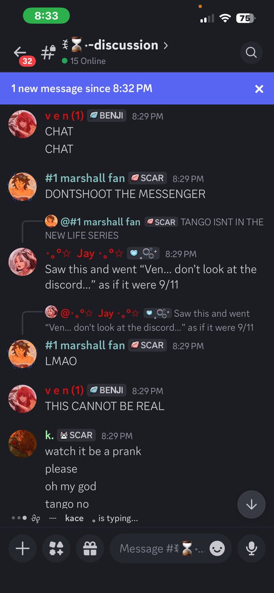 waverows's tweet photo. When the discord found out tango will not be in the Christmas series https://t.co/MSIt8JTfPT