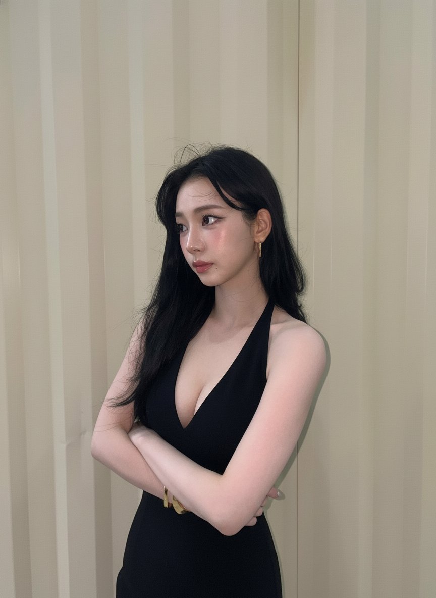 yummy_kpop's tweet image. Karina wearing black is deadly 😵‍💫

#aespa #karina