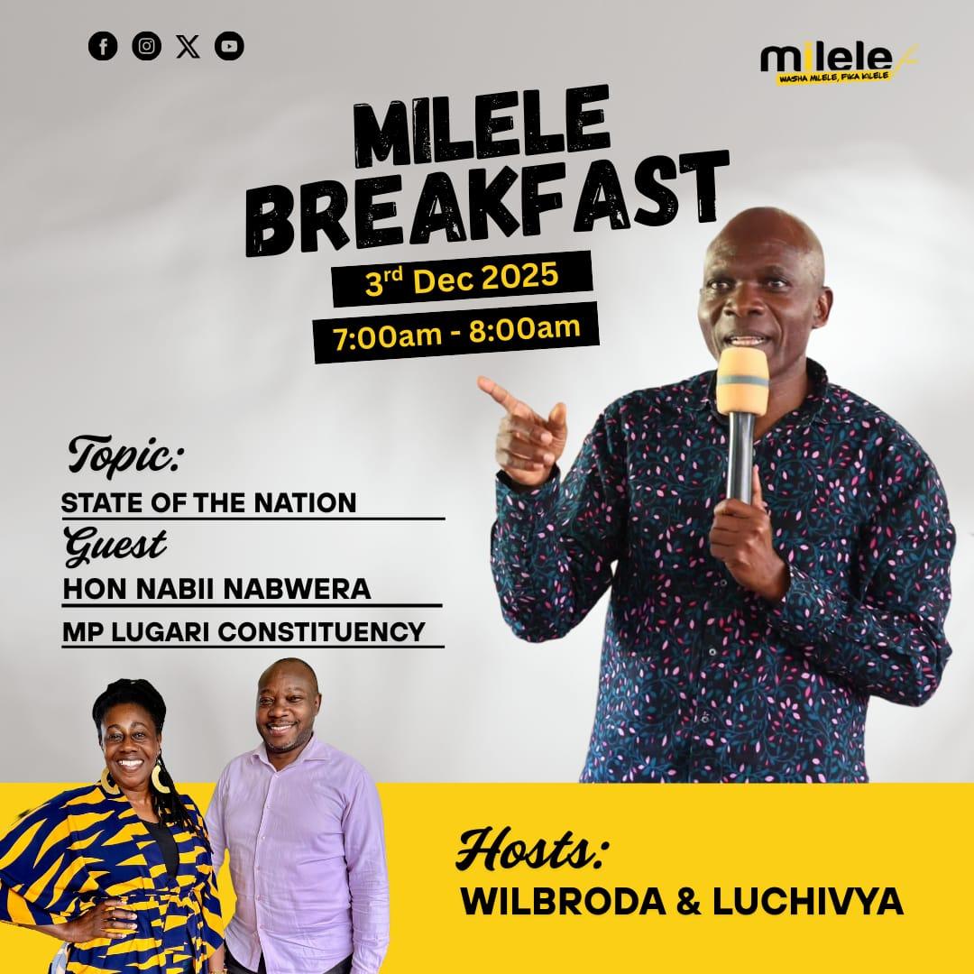 The State of the Nation Kwenye Kikao ndani ya <a href="/Milele_FM/">Milele FM</a> tunangazia hali ya kisiasa nchini #LuchivyaNaWilbrodaMilele
