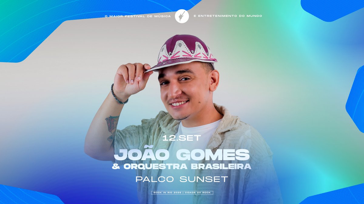 rockinrio's tweet image. Um sábado estrelado do jeitinho que a gente gosta! 🤩
Dia 12.SET a Cidade do Rock vai ferver com @maroon5, @ddlovato, @mumfordandsons e @joaogomescant0r!
 
Antecipe seu cadastro na @ticketmaster e garanta seu Rock in Rio Card no dia 09.DEZ, às 19h. Te vejo lá! #RockinRio2026