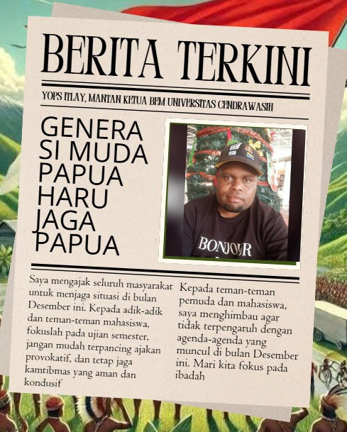 paceimanuel's tweet photo. Dari kampung hingga kota, dari lembah hingga pesisir, warga dan pemerintah terus meneguhkan tekad: menjaga Papua tetap damai, aman, dan penuh harapan. Solid Bumi Cendrawasih
#PapuaRumahPersatuan https://t.co/8vfVAbK7Rc