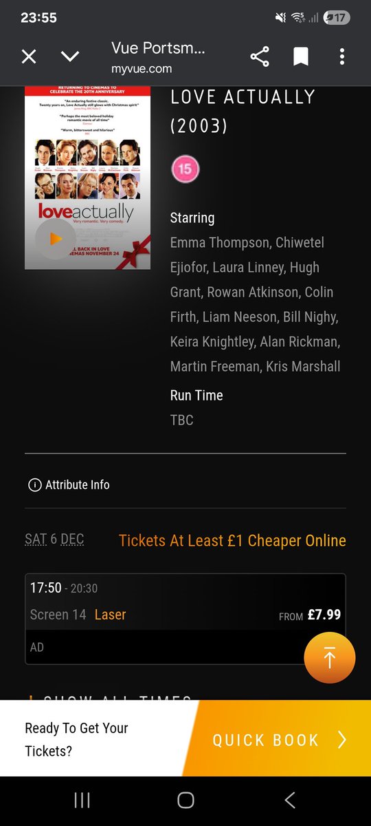 DanielleFoggin's tweet photo. @vuecinemas the 14:20 showing I've bought tickets in September for has disappeared, as have my tickets from my app that were there until today, but they're still on my Google wallet. No refund or email sent, what's going on? #complaint https://t.co/SbpyfcdRpb