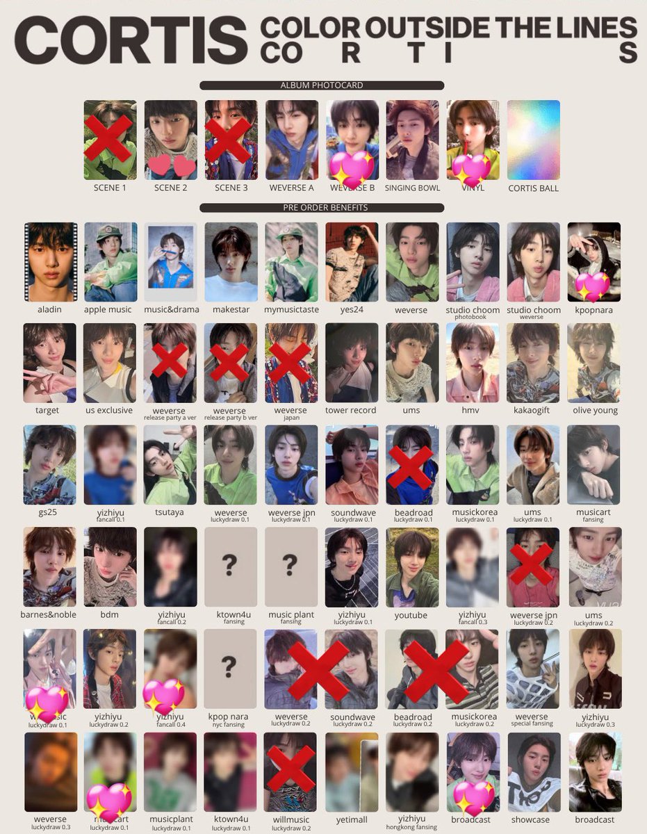 cortis トレカ　交換　買取

譲　ソンヒョン　

求　ジュフン　　💖>無印　買取
💕同士交換希望

買取はメルカリ最小値可能です！

リプdmお願いします！