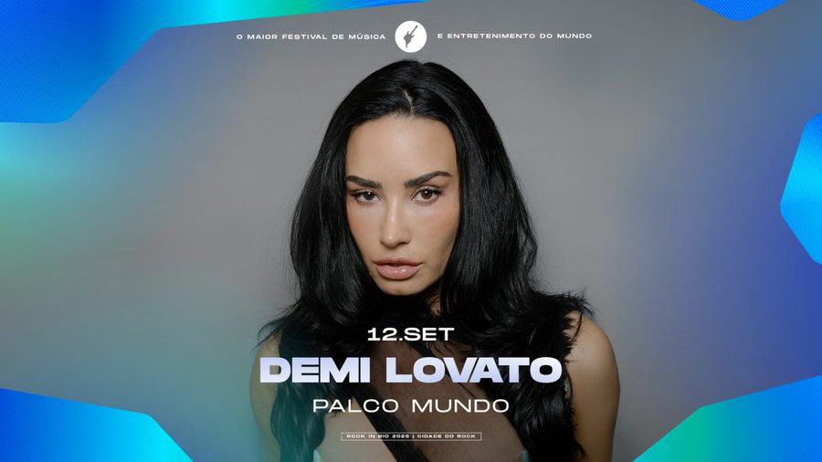 Demi Lovato will perform at the 2026 Rock in Rio in Brazil.