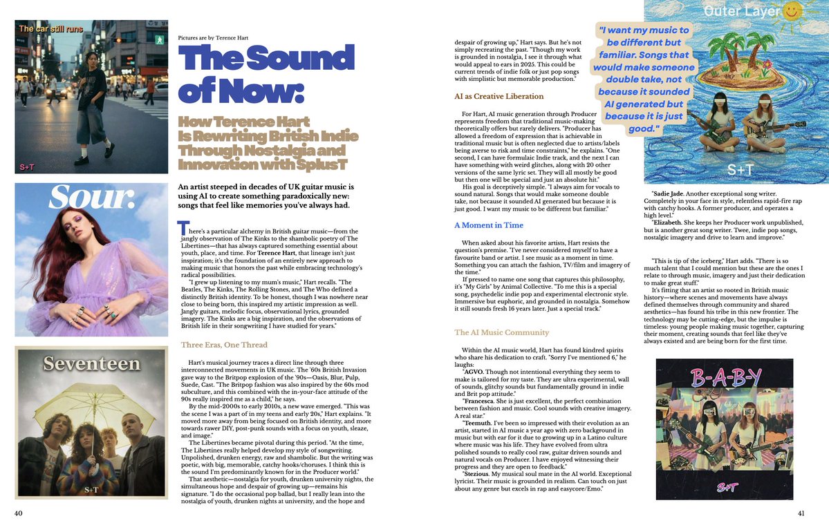 AI Planet magazine spread