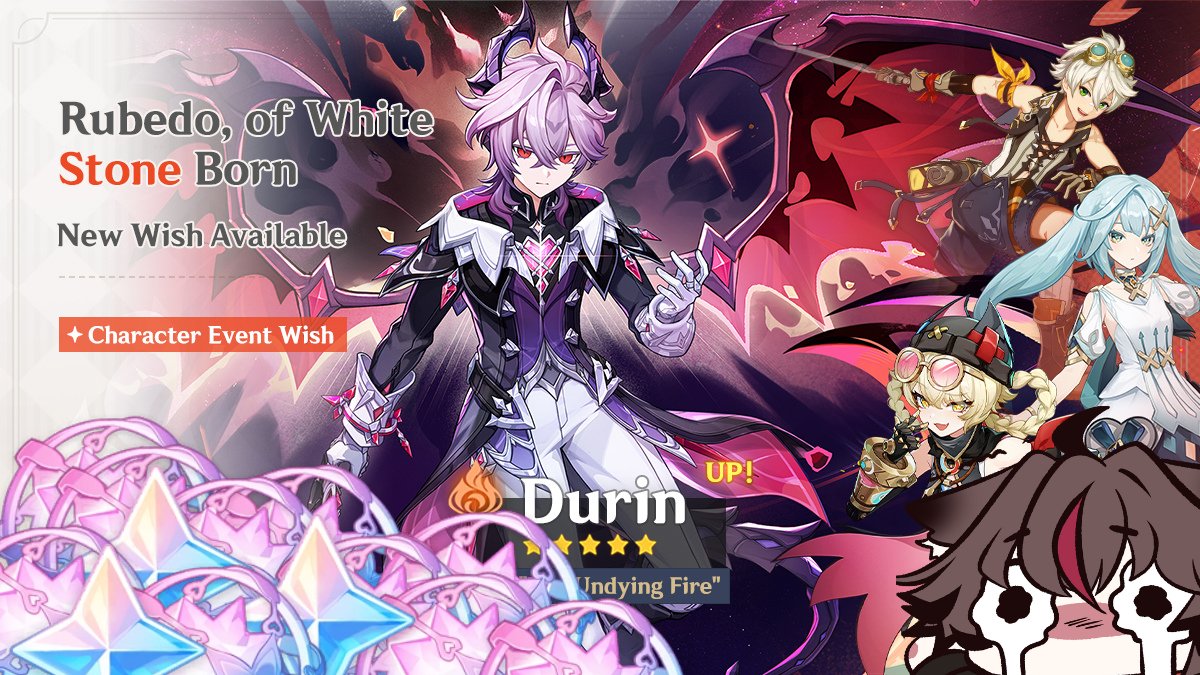 【Genshin Impact】
later at 6:30 PM

DURIN COMES HOMEEEEEE PLEASSEEEEEE