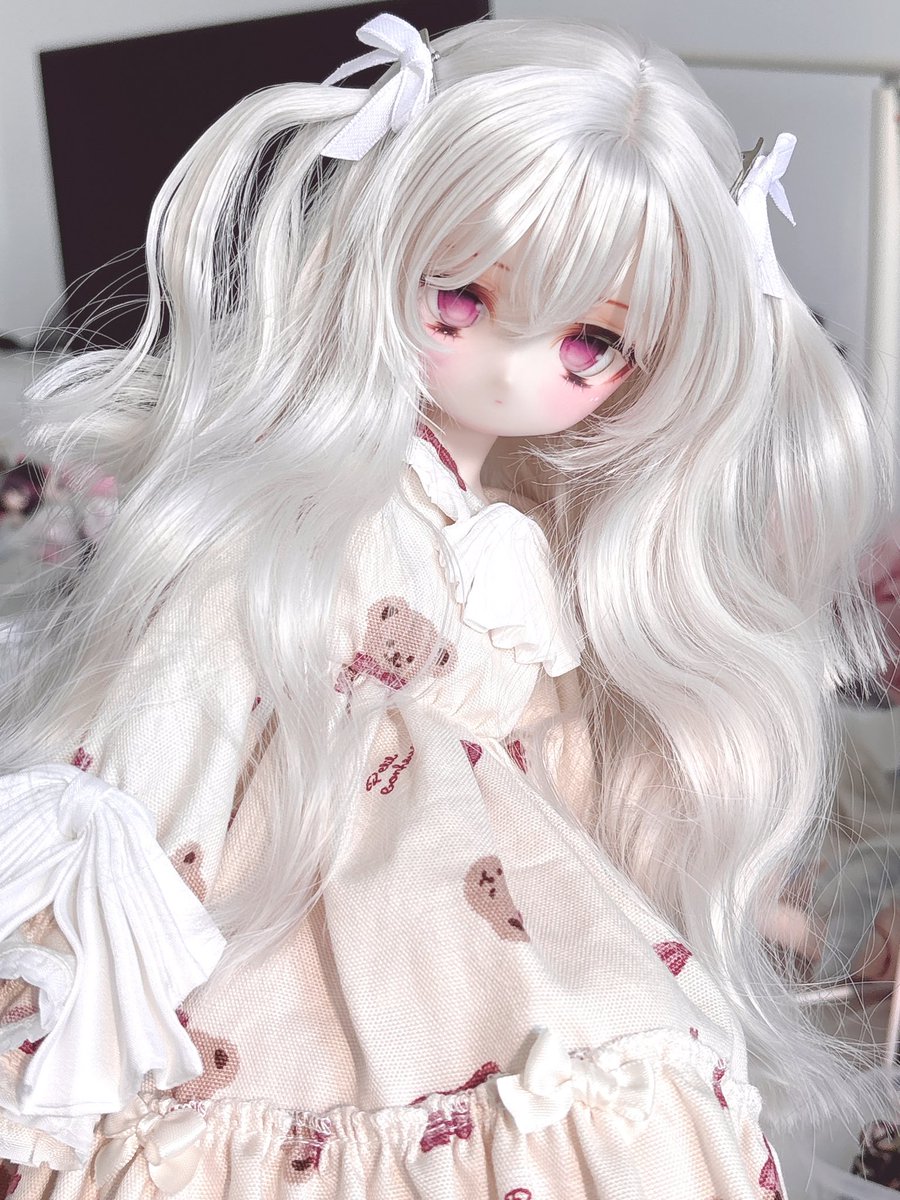 広い書斎に行くお嬢様みたい(°-°) #むりウィッグ #むり服 #うかっこ