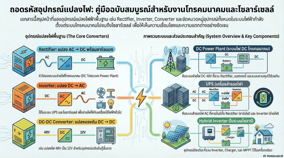 Dornsay's tweet image. whoknown.com : สรุปแบบเข้าใจง่ายว่า Supply / Rectifier / Charger ... whoknown.com/2025/12/supply…