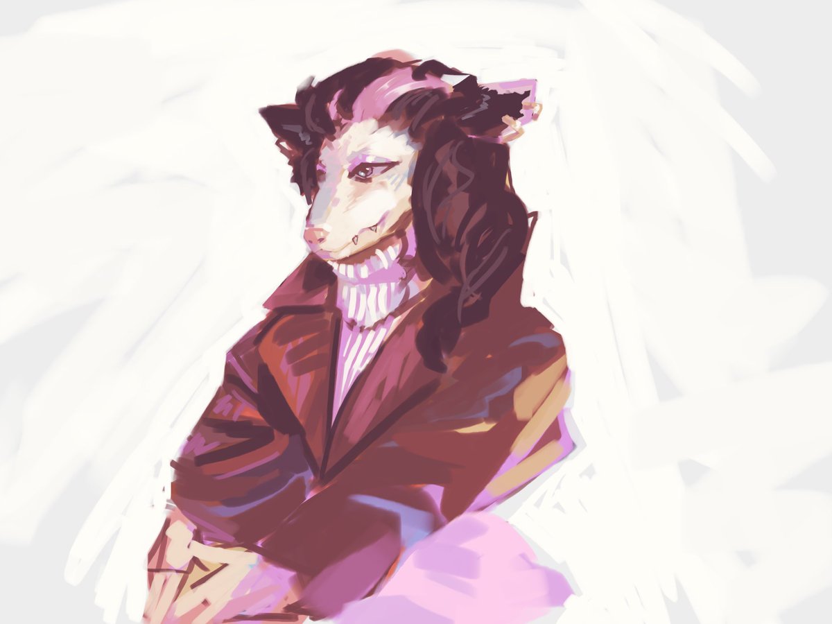 Some sketches I did a bit ago oracticing anthro characters :3