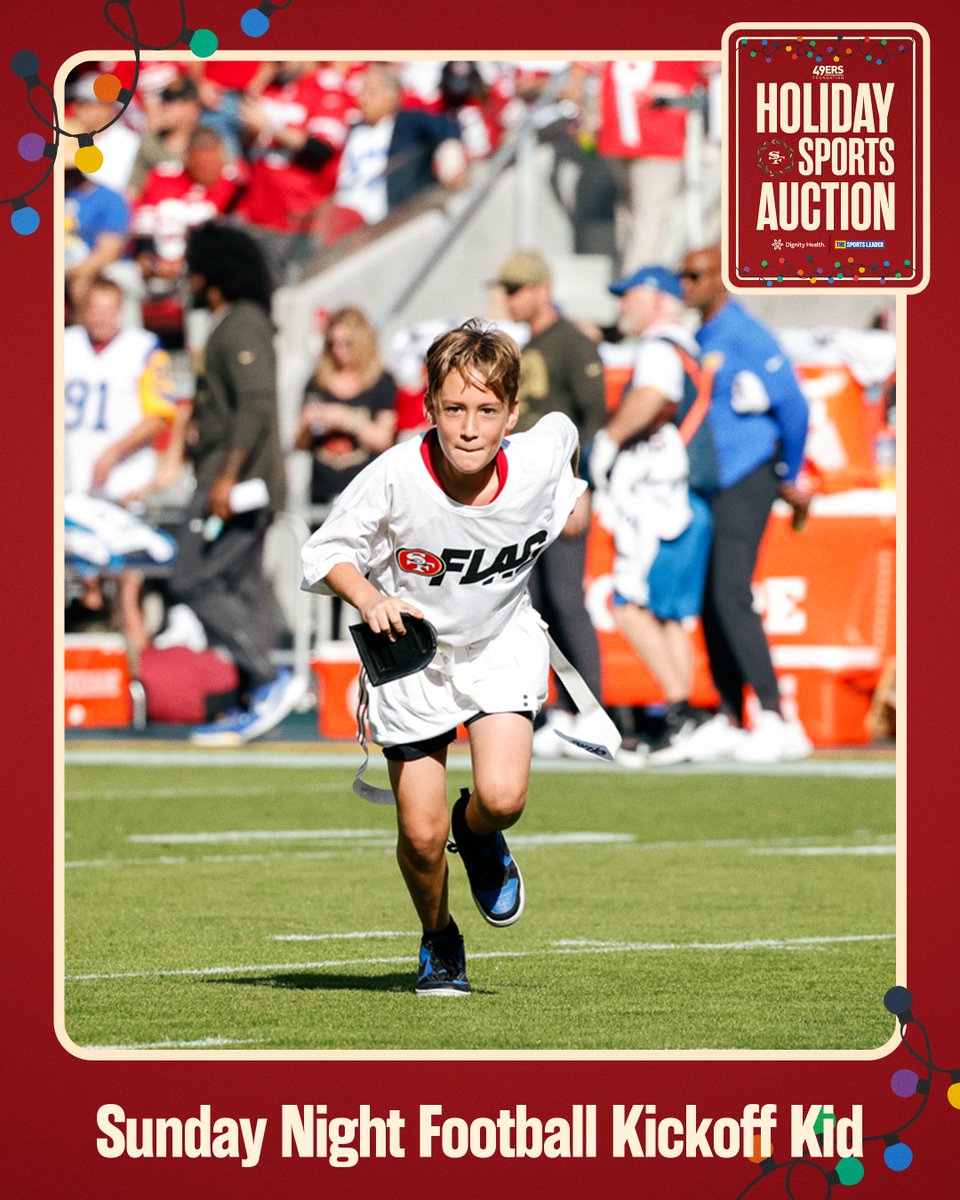 It's #GivingTuesday!

The ninth annual <a href="/KNBR/">KNBR</a> Holiday Sports Auction pres. by <a href="/DignityHealth/">Dignity Health</a> is now LIVE!

Don’t miss out on your chance to win once-in-a-lifetime <a href="/49ers/">San Francisco 49ers</a> experiences, items straight from the locker room, and more. All proceeds benefit Bay Area youth and beyond. The