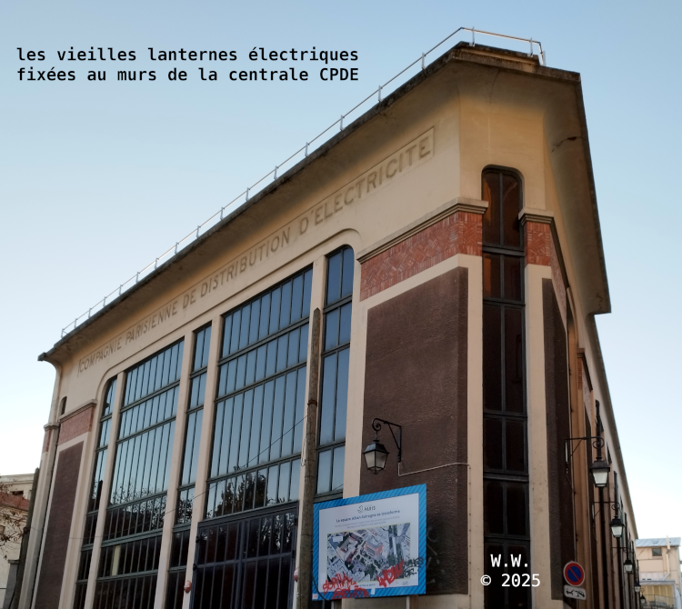 wwpresent's tweet image. La Compagnie Parisienne de Distribution d'Électricité (CPDE) était un groupe privé de production d'électricité fondé en 1907, qui a repris l'exploitation électrique de Paris. Voici un immeuble de la CPDE, caché dans une rue petite et étroite et donc difficile à photographier.