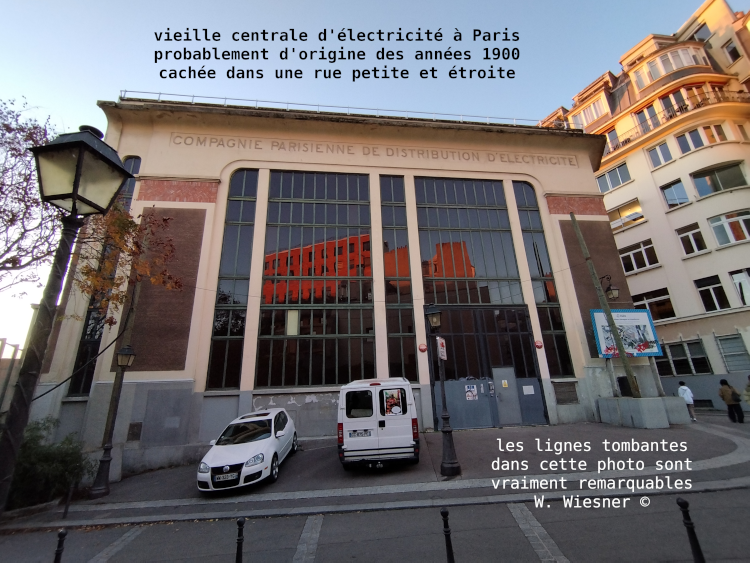 wwpresent's tweet image. La Compagnie Parisienne de Distribution d'Électricité (CPDE) était un groupe privé de production d'électricité fondé en 1907, qui a repris l'exploitation électrique de Paris. Voici un immeuble de la CPDE, caché dans une rue petite et étroite et donc difficile à photographier.