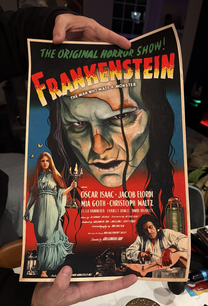 Gotta hurry up and frame this amazing Frankenstein print by <a href="/ShawnMansfield/">Shawn</a> like, right now