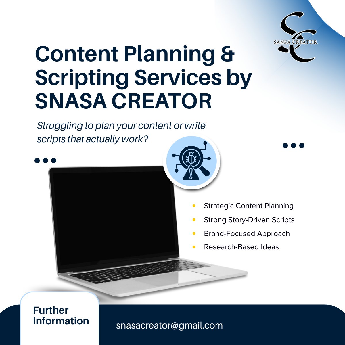 snasa81665's tweet image. Content Planning + Scripting = Powerful Results.
Your brand deserves stories that connect and strategies that convert.
Let’s create content that actually works.
#ContentPlanning #ContentStrategy #ScriptWriting #BrandBuilding #SocialMediaMarketing #SmallBusinessIndia