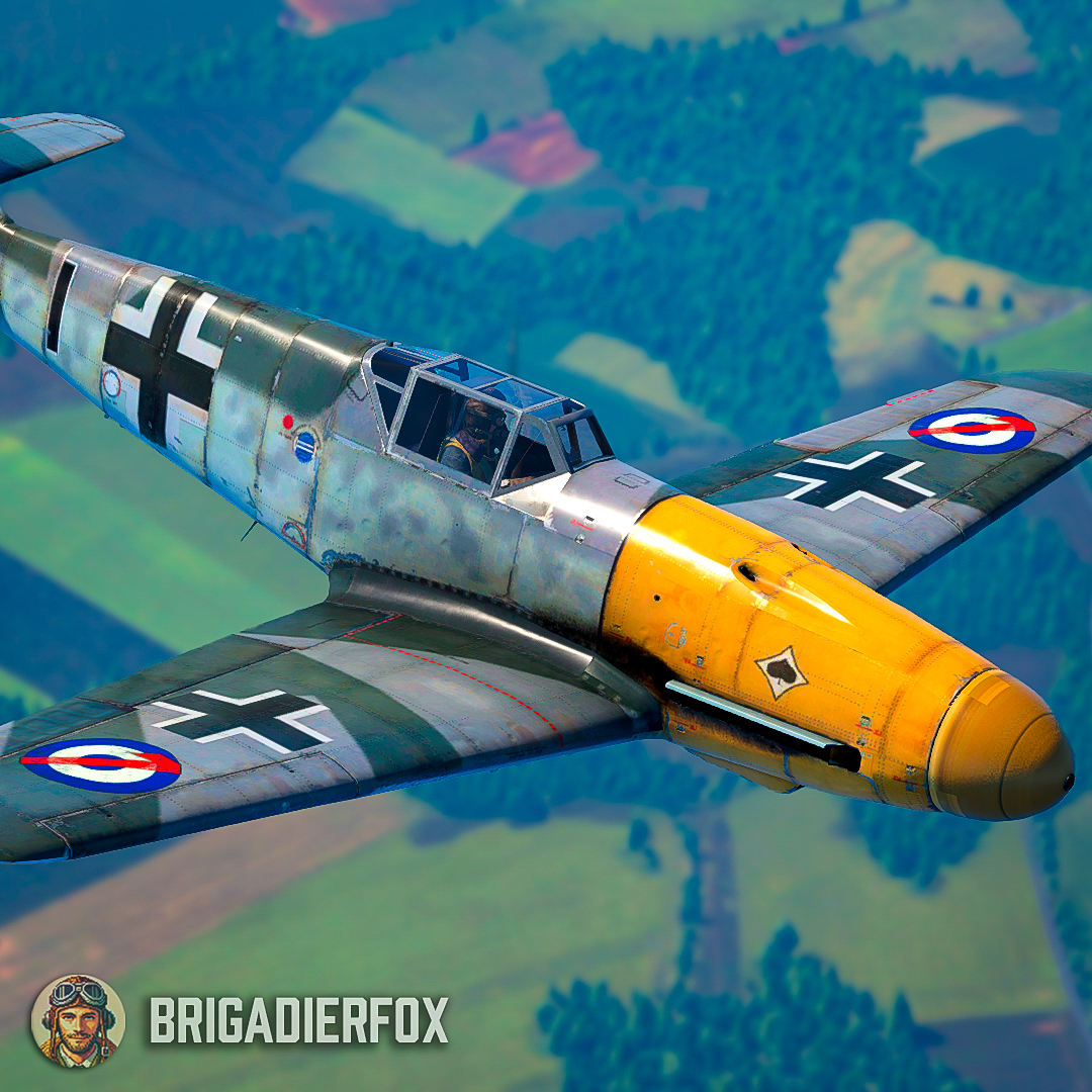 BrigadierFox's tweet photo. ✈️𝐁𝐟 𝟏𝟎𝟗 𝐅-𝟒 – 𝐋𝐮𝐟𝐭𝐰𝐚𝐟𝐟𝐞, 𝐖𝐞𝐬𝐭𝐞𝐫𝐧 𝐅𝐫𝐨𝐧𝐭 𝟏𝟗𝟒𝟐
Regarded as the best-balanced 109 of the war, the F-4 was valued for its excellent climb, agility, and improved reliability over earlier variants.

📷In-game captures from #WarThunder https://t.co/vJwfsbnWt5