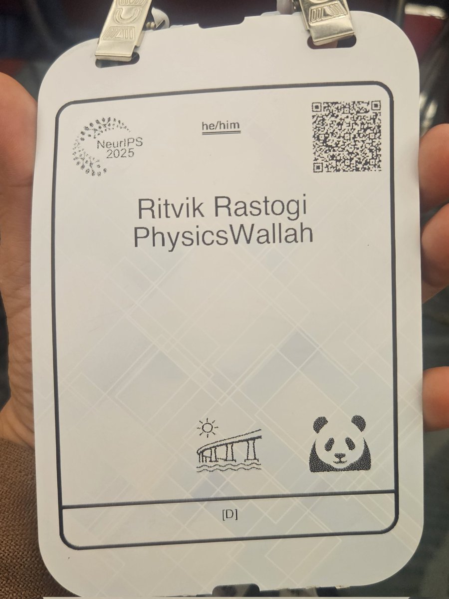From writing my first-ever paper to presenting it at NeurIPS.
Still can’t believe I’m stepping into a conference I’ve followed for years.