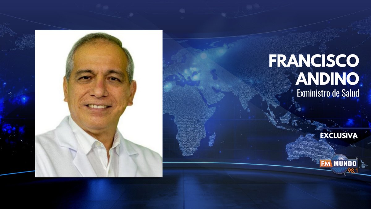 📢 Estamos #AlAire en #NotiMundoEstelar con <a href="/drfranciscoandi/">Francisco Andino</a>, exministro de Salud, conversando sobre la situación de la salud pública.

📻 98.1 FM #Quito  

🔗youtube.com/watch?v=Yp3gk5…

📲fmmundo.com