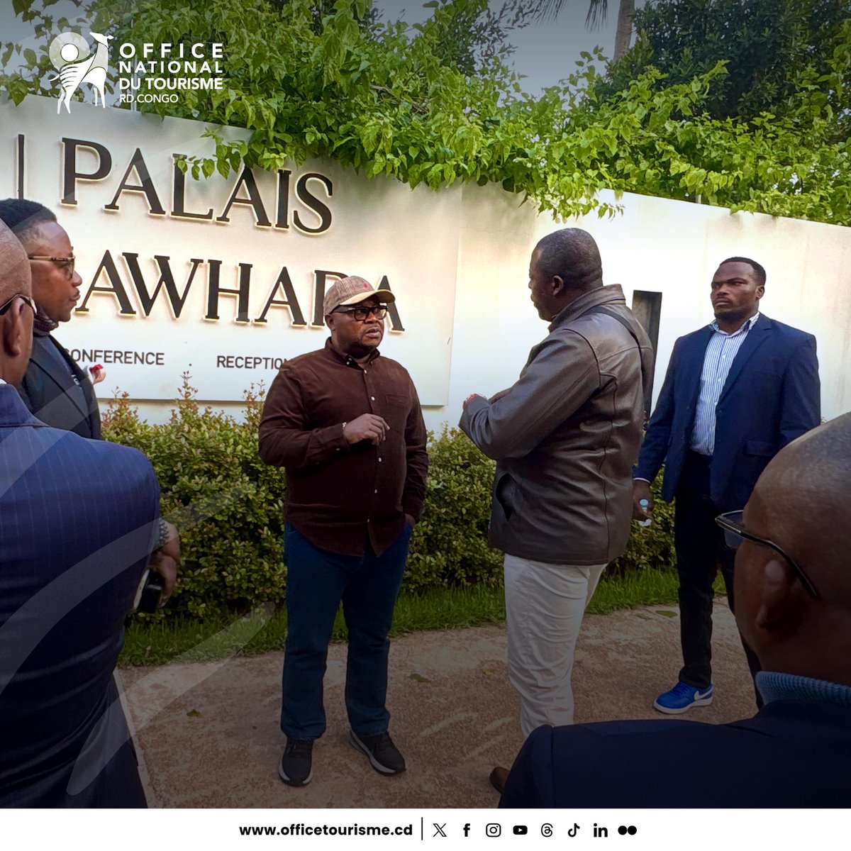 CongoRdtourism's tweet photo. Le ministre du Tourisme Didier Mazenga a inspecté le site du Léopard Business Village à Rabat. Aux côtés de son autorité de tutelle, l’ONT s’active pour promouvoir la destination RDC pendant la CAN Maroc 2025. 

#rdc #ont #tourisme #can2025 #MarocGate https://t.co/dthjapwSvb