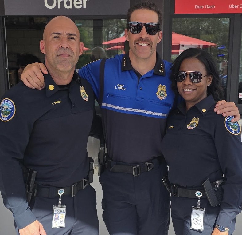 With a few of my friends &amp; coworkers today! #BackTheBlue