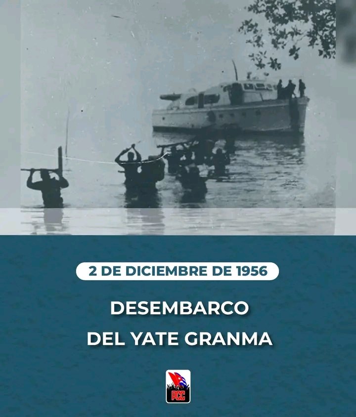 Llegaron y triunfaron como dijo #Fidel, el desembarco del Yate Granma dió continuidad a la lucha armada hasta el triunfo de la #RevoluciónCubana. #Manatí, #PoderPopular, #AsambleaManatí, #Cuba, <a href="/LorenzoOsbel/">Osbel Lorenzo</a> , <a href="/YelenysLasTunas/">Yelenys Tornet Menéndez</a> .