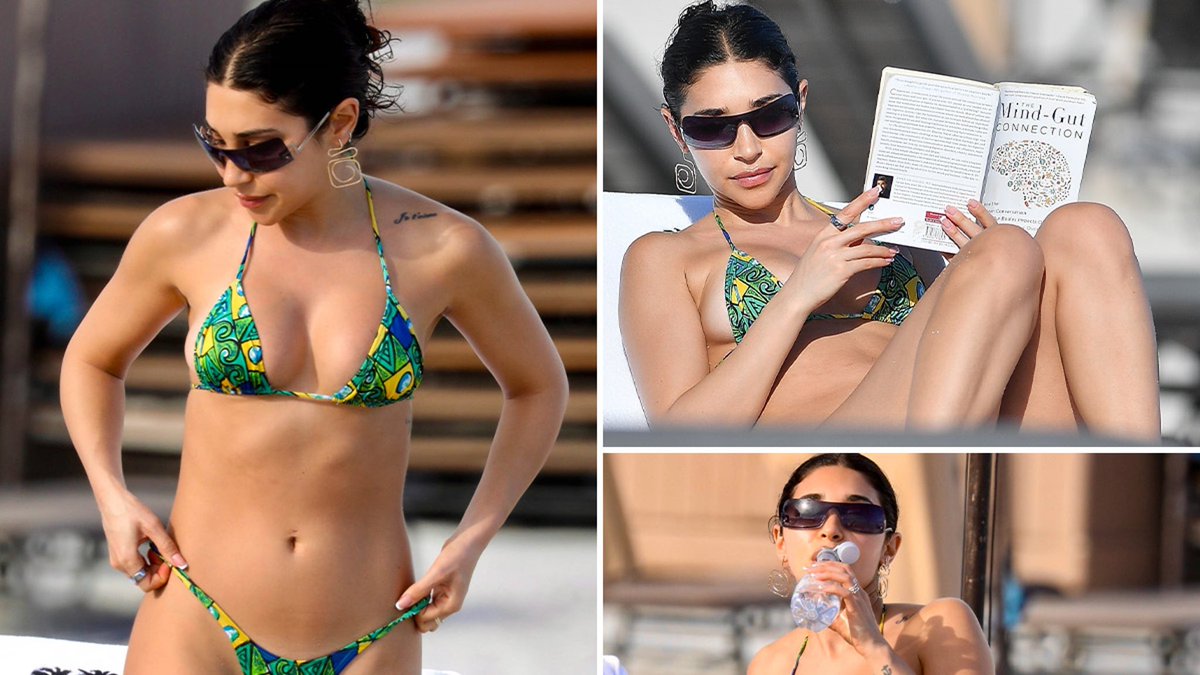 Chantel Jeffries beach bikini Chantel Jeffries string bikini beach TMZ