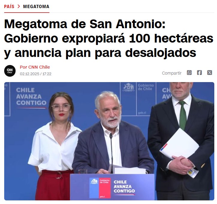 La izquierda muestra su verdadera cara;Expropiar y Expropiar, qué el gobierno se va a terminar.