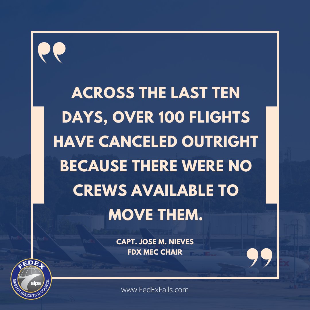 FedExPilots's tweet photo. Read the full message from the MEC Chair: https://t.co/GlLMXux5jm https://t.co/FPIuKitE0q