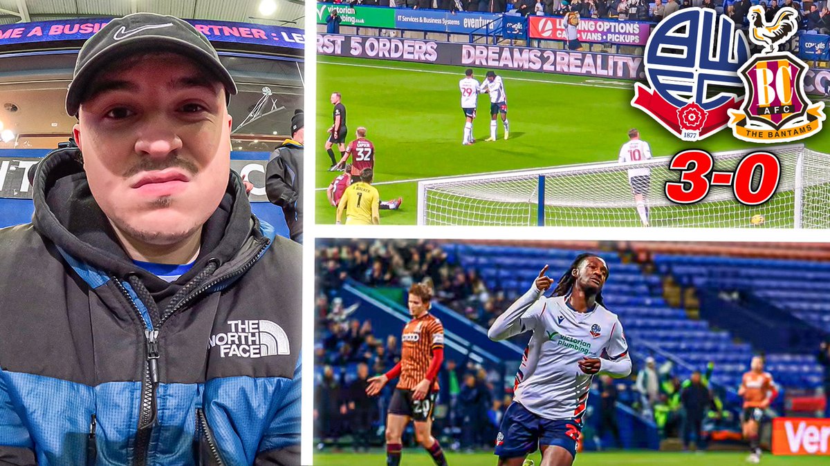 NEW VIDEO OUT NOW!🐓

*Bolton Wanderers DUMP Bradford City Out Of The EFL Trophy…*

Watch Here 👉youtu.be/DNbWKp1jY7s?si…

Can We Hit 250 Likes?👍
❤️+♻️Appreciated🙏
#BCAFC #BWFC #Bantams #Trotters #Bradford #Bolton #BradfordCity #FA #BoltonWanderers #EFLTrophy #Football #YouTube