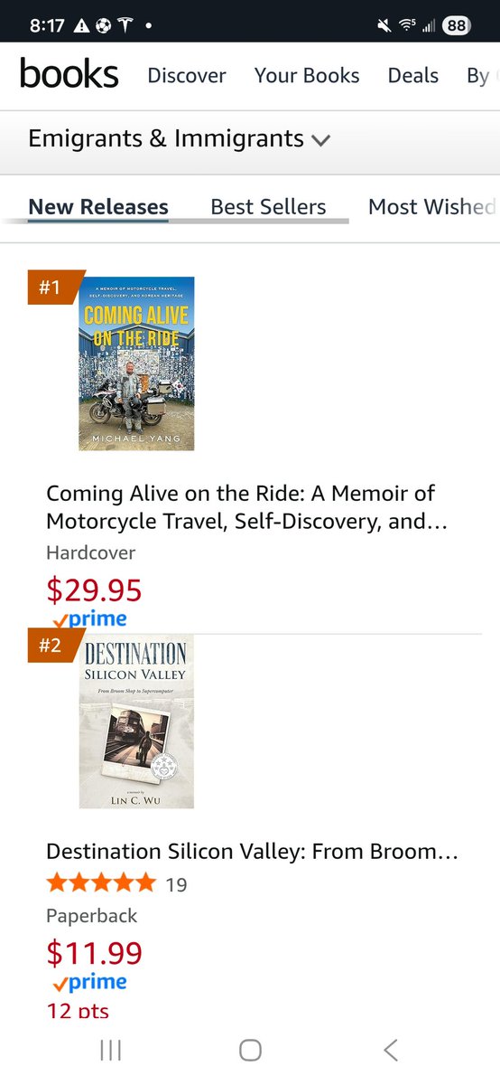 Thanks so much to all of you who pre-ordered my book. My book Coming Alive on the Ride made the Amazon #1 Best Seller in Memoir>Emigrants &amp; Immigrants and Travel>Solo Travel categories!! 

This book is written for all those who want some inspiration to seek adventure in your