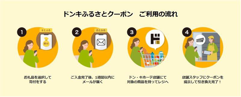 PPIH_PR's tweet photo. 📱サービスリリース ／ 好きな時に、必要な分だけ  全国のドン・キホーテでお礼品を受け取れる  『ドンキふるさとクーポン』が「さとふる」に登場！🐧 ＼  12月1日から、オリジナルブランド「情熱価格」10品目でスタート!
 
▼詳細はこちら https://t.co/iNaGZ6QG0m
 
#PPIH広報室 https://t.co/2c1F2RNB1W