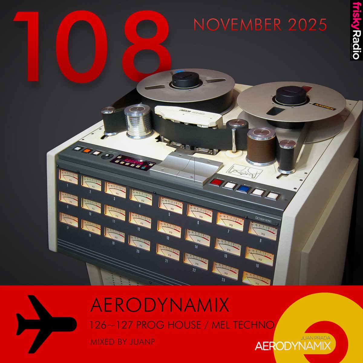 Aerodynamix 108 is now ready to listen and download at dj.juanprada.com