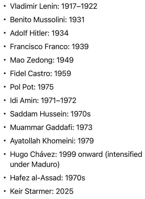 BobPool324735's tweet photo. @RachelA1892 Starmer does stand for something!  Here is the list of leaders who have removed trail by jury: https://t.co/btQIF9gNb4