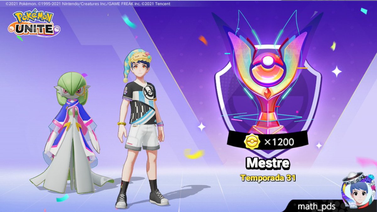 math3pds's tweet photo. No apagar das luzes, aos 45 min do 2⁰ tempo, veio! 
#PokemonUNITE https://t.co/B19iu1Mom8