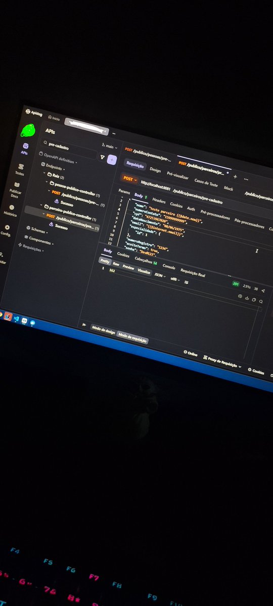 kal_Nascimento's tweet image. $ 02/12/25 #desafiodasoo

Hoje meu estudo foi trocar o Insominia pelo Apidog e explorar ele