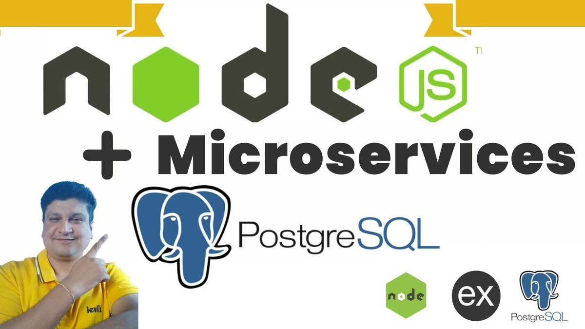 codeonedigest's tweet image. Create Nodejs Javascript Microservices with PostgresDB | Nodejs Express PG Sequelize Tutorial
youtu.be/rYaepu_38Co

#NodeJS #JavaScript #ExpressJS #PostgreSQL