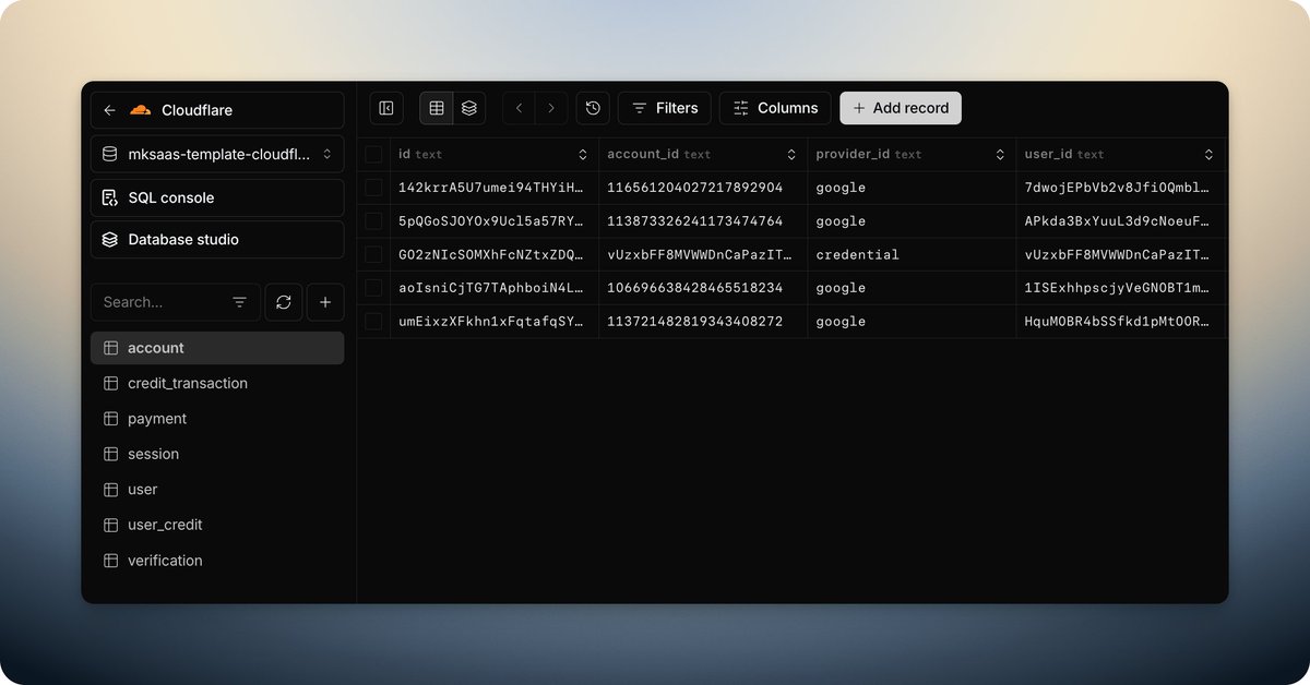 🎉 숨겨진 보석 같은 브라우저 플러그인을 공유합니다: Dizzle Studio
이전에는 Cloudflare 대시보드에서 D1 데이터베이스의 데이터를 보는 것이 다소 불편했습니다. 이제 관리자 인터페이스에서 이