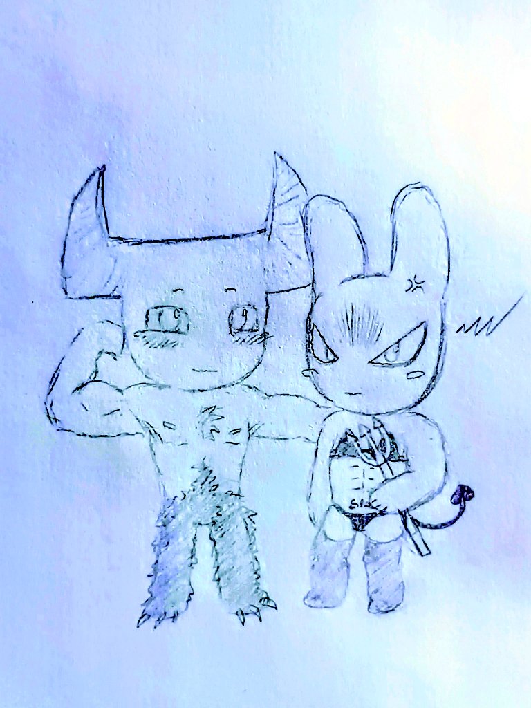 Camalone8's tweet image. CACETE O NÚMERO DO DIABO SATÂNICO😰

Eu ia desenhar o Cueio todo putífero de succubus... Mas resolvi me aventurar e desenhar Chibi pela 1⁰ vez. Eles ficaram tão bobinhos😭💖
#Cueio #Vacueio