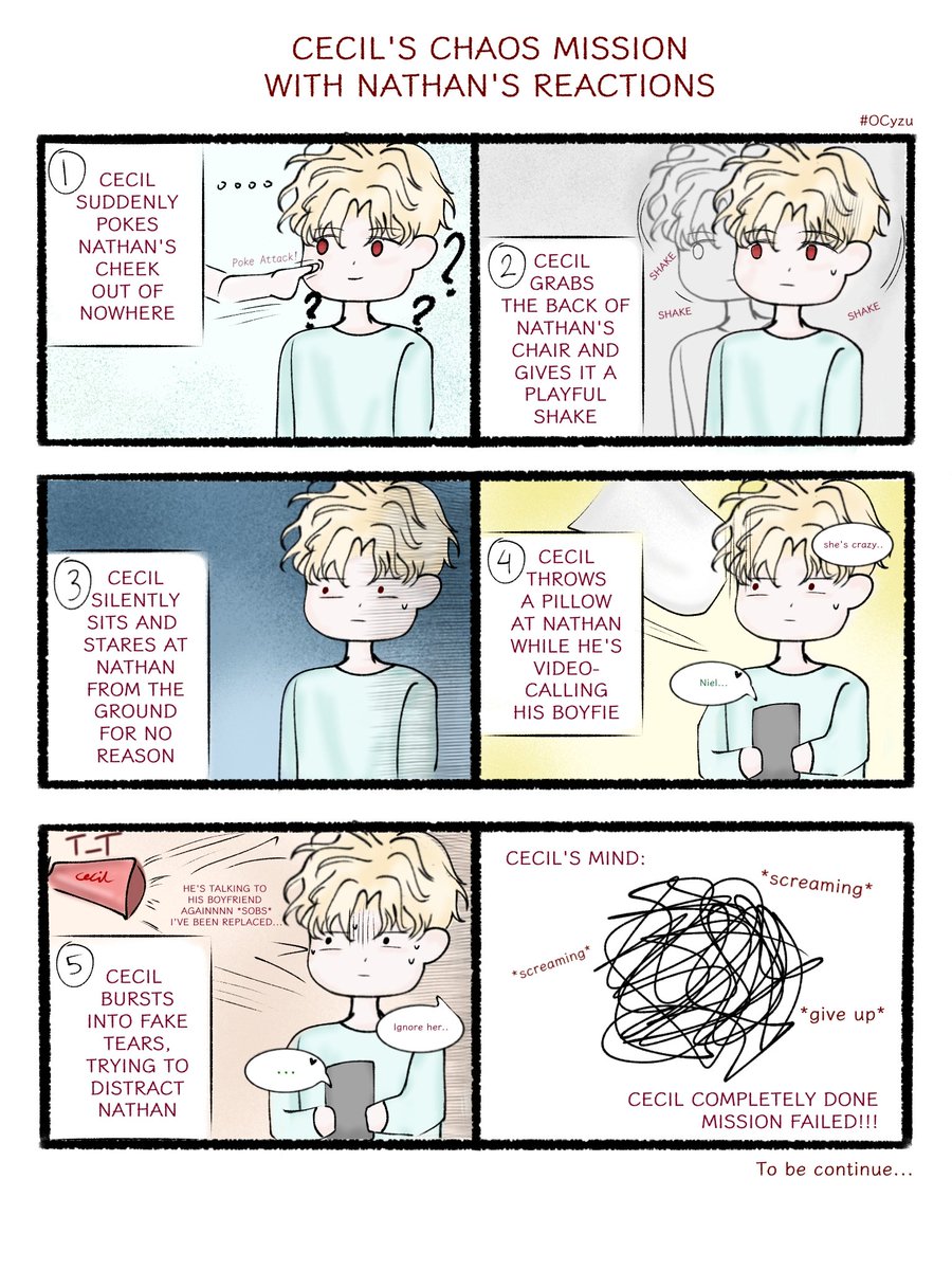 So... this is what happened.. 3 days ago... ʘ⁠‿⁠ʘ
#OCyzu