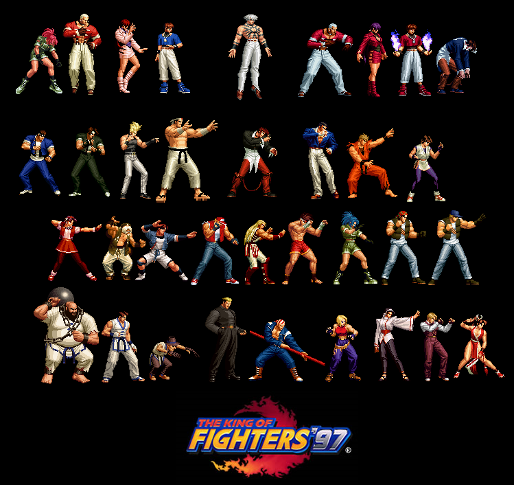 The King of Fighters '97: Full Roster

#KOF97 #SNK #KOF
