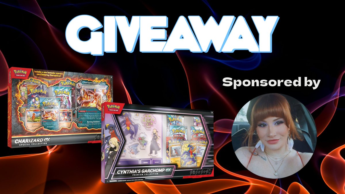 PokeTCGAlerts's tweet image. Charizard ex Special Collection &amp;amp; Cynthia’s Garchomp ex Premium Collection Giveaway 🎁 

To enter:
✅ Follow @maya_jillian75 AND @PokeTCGAlerts2
✅ Repost and Like THIS tweet

Winner announced on 12/9! US only. Good luck!
#PokemonTCG #Giveaway #Pokemon
